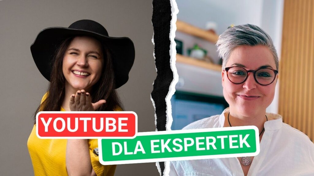Grafika odcinka podcastu YouTube dla ekspertek